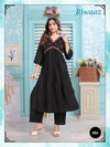 Riwaaz Beauty Rayon Plain Embroidery Kurtis Wholesale Price In Surat
